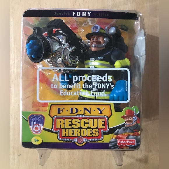 2001 Rescue Heroes Special 9/11 Edition FDNY Fisher Price Billy Blazes NEW - Picture 1 of 6